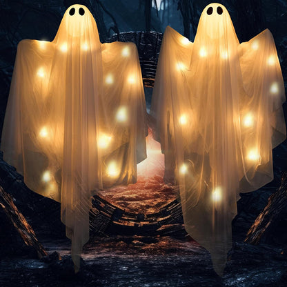 Guirnalda de Luces LED de Fantasmas para Halloween