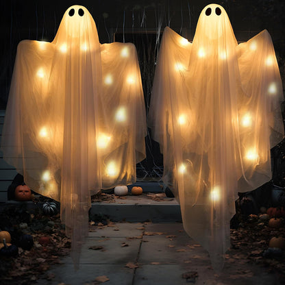 Guirnalda de Luces LED de Fantasmas para Halloween