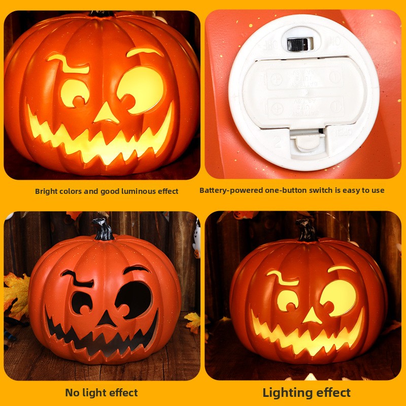 Decoraciones LED de Calabazas para Fiestas de Halloween