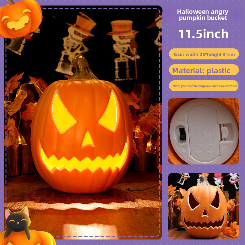 Decoraciones LED de Calabazas para Fiestas de Halloween
