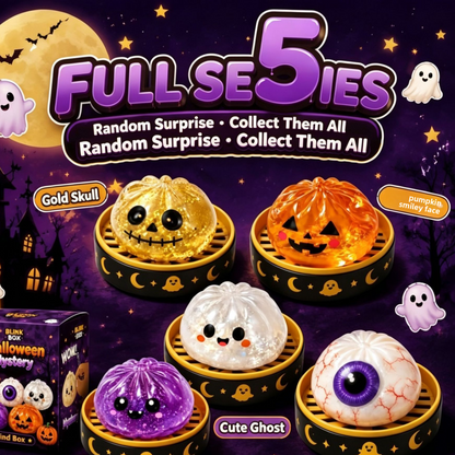 Juguete Squishy Antiestrés de Halloween – Figuras Sorpresa Rebotadoras