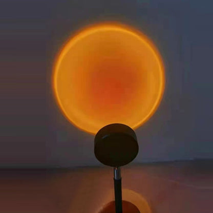 Lampara de Atardecer con Luz Multicolor