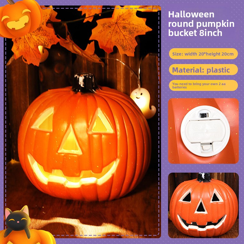 Decoraciones LED de Calabazas para Fiestas de Halloween