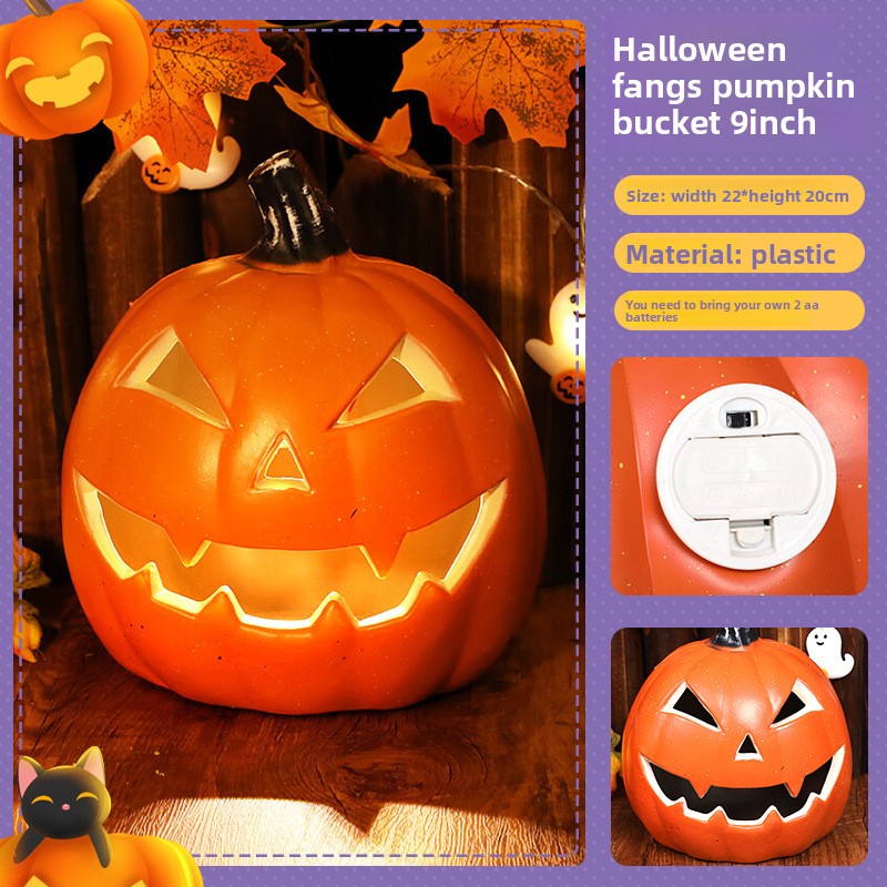 Decoraciones LED de Calabazas para Fiestas de Halloween
