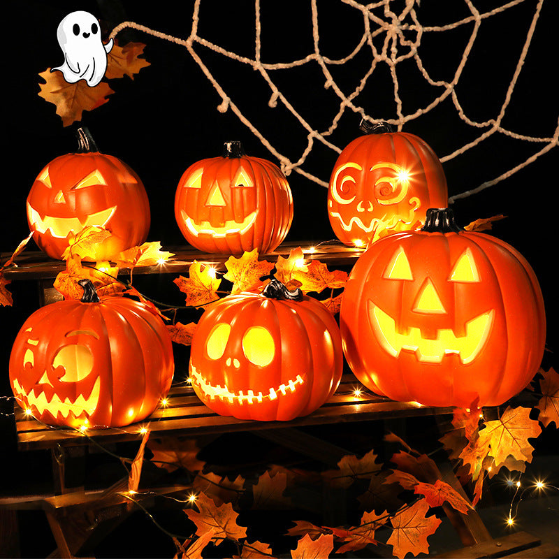 Decoraciones LED de Calabazas para Fiestas de Halloween