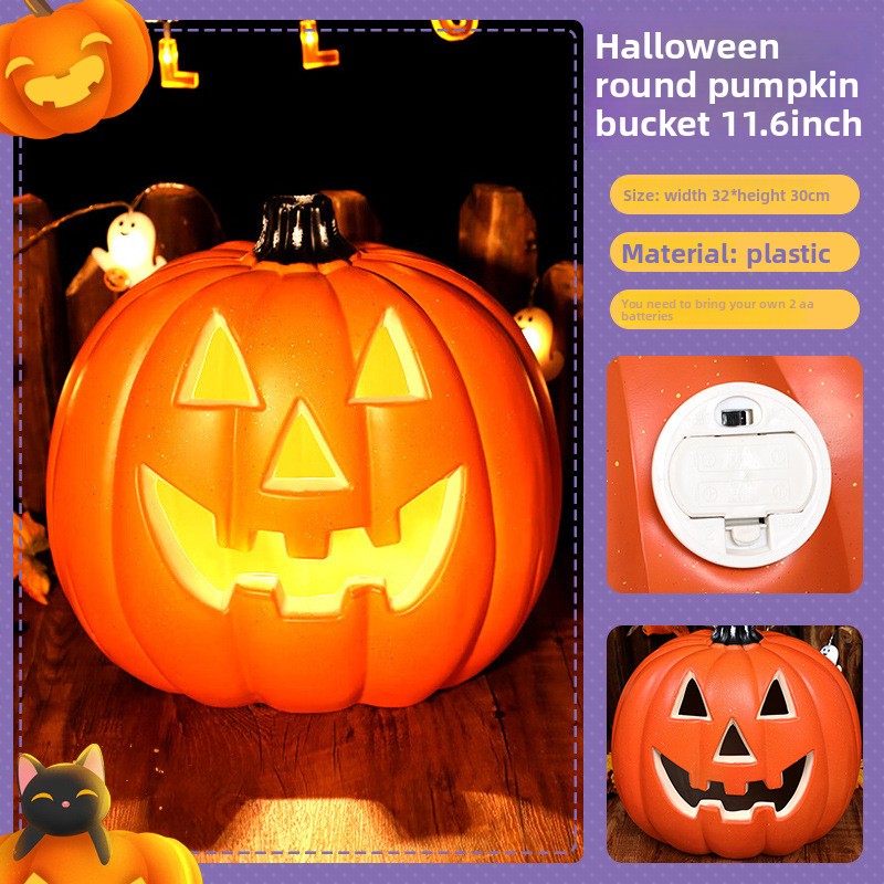Decoraciones LED de Calabazas para Fiestas de Halloween
