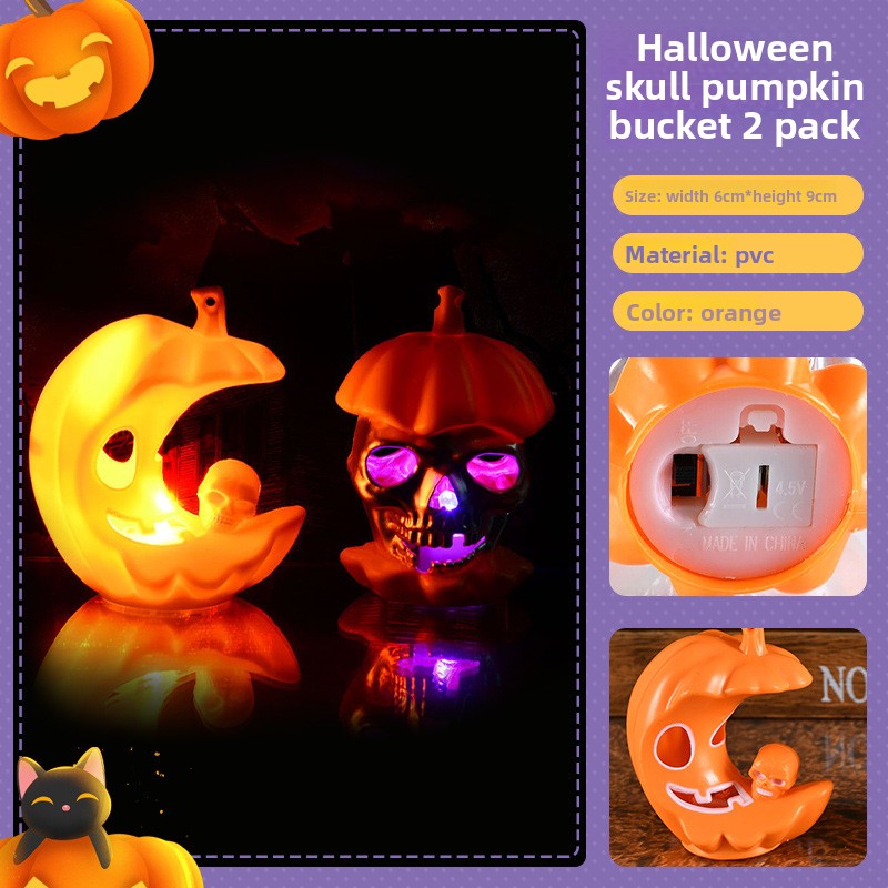 Decoraciones LED de Calabazas para Fiestas de Halloween
