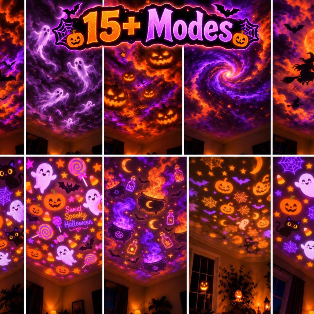 Lámpara LED Decorativa en Forma de Árbol para Navidad y Halloween