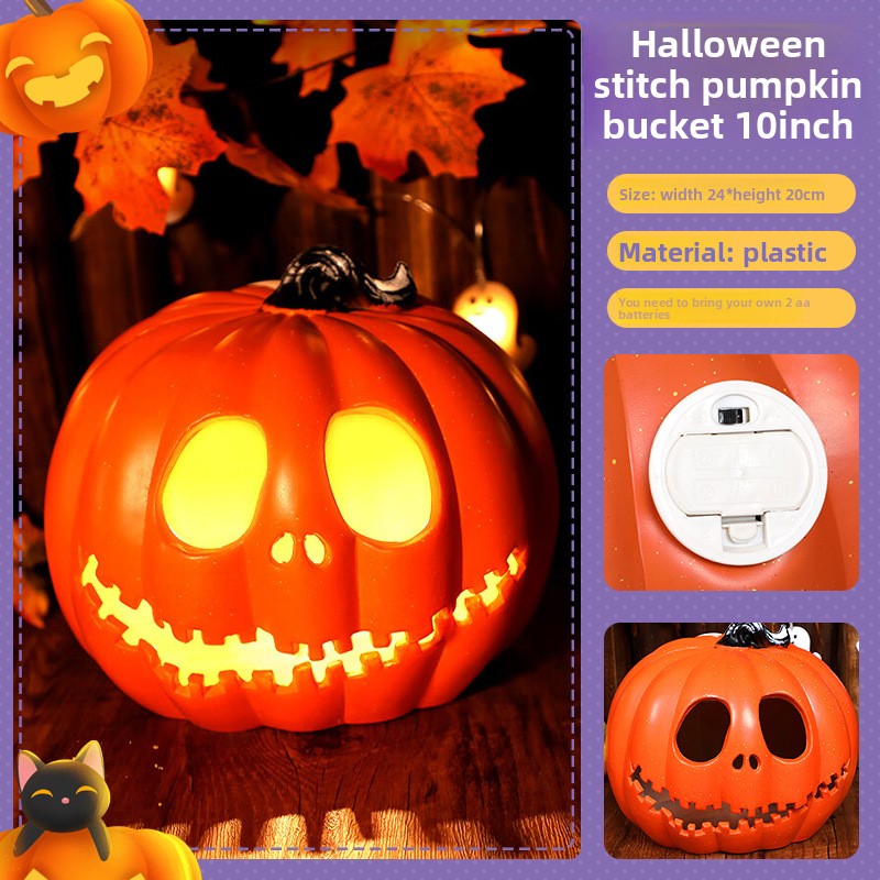 Decoraciones LED de Calabazas para Fiestas de Halloween