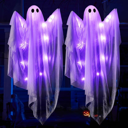 Guirnalda de Luces LED de Fantasmas para Halloween